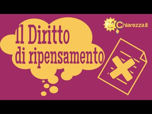 Diritto di ripensamento sulla polizza - Guide di Chiarezza.it