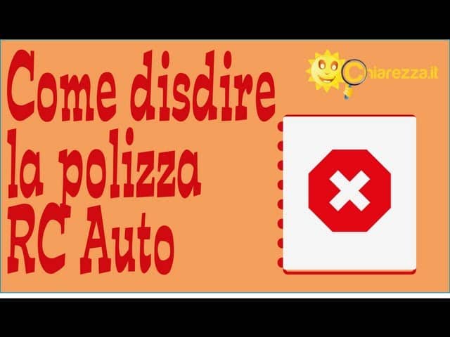 Disdetta polizza auto - Guida di Chiarezza.it