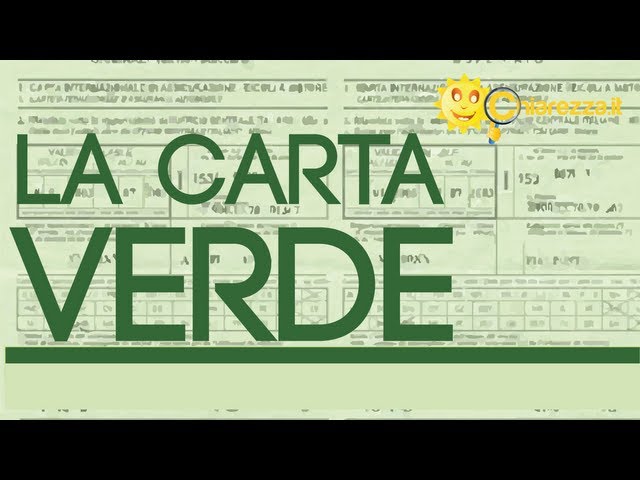 Carta verde - Guide di Chiarezza.it