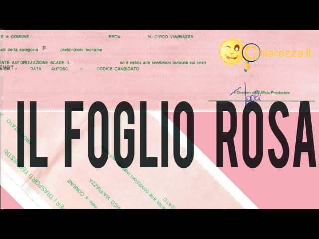 Il foglio rosa - Guide di Chiarezza.it