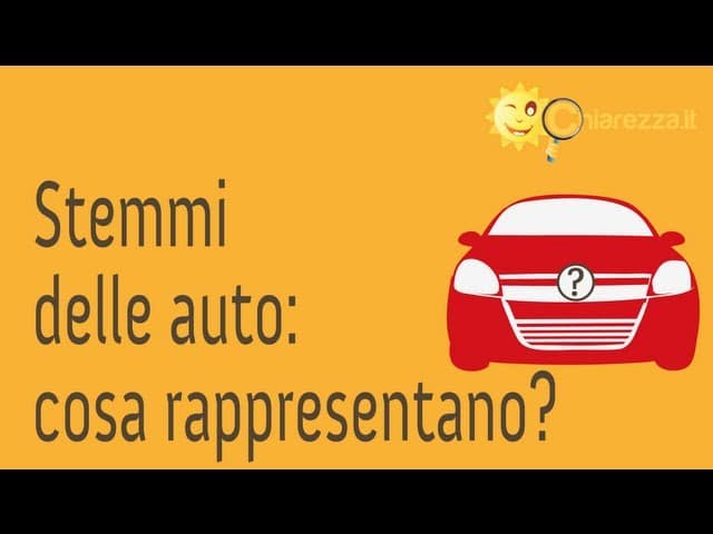 Stemmi delle auto: cosa rappresentano - Curiosità di Chiarezza.it