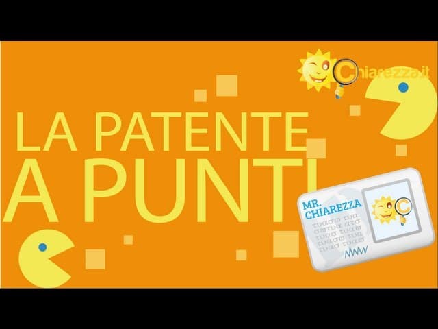 Patente a punti - Guide di chiarezza.it