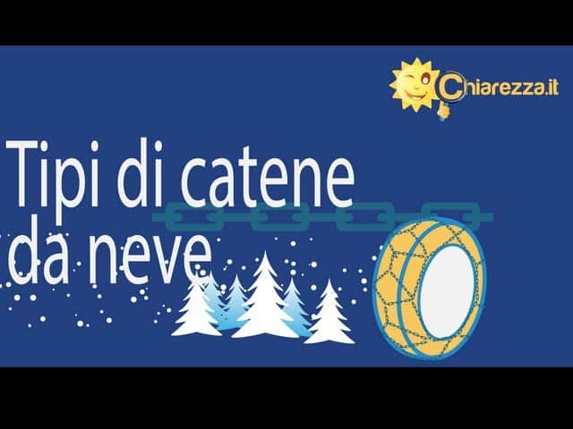 Catene da neve, i tipi in commercio - Guide di Chiarezza.it
